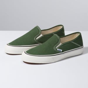 Vans Erkek Kaykay Ayakkabısı Salt Wash Slip-On SF Yeşil | 23390-554